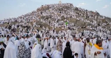 حظر دخول مشعر - حجاج على عرفات