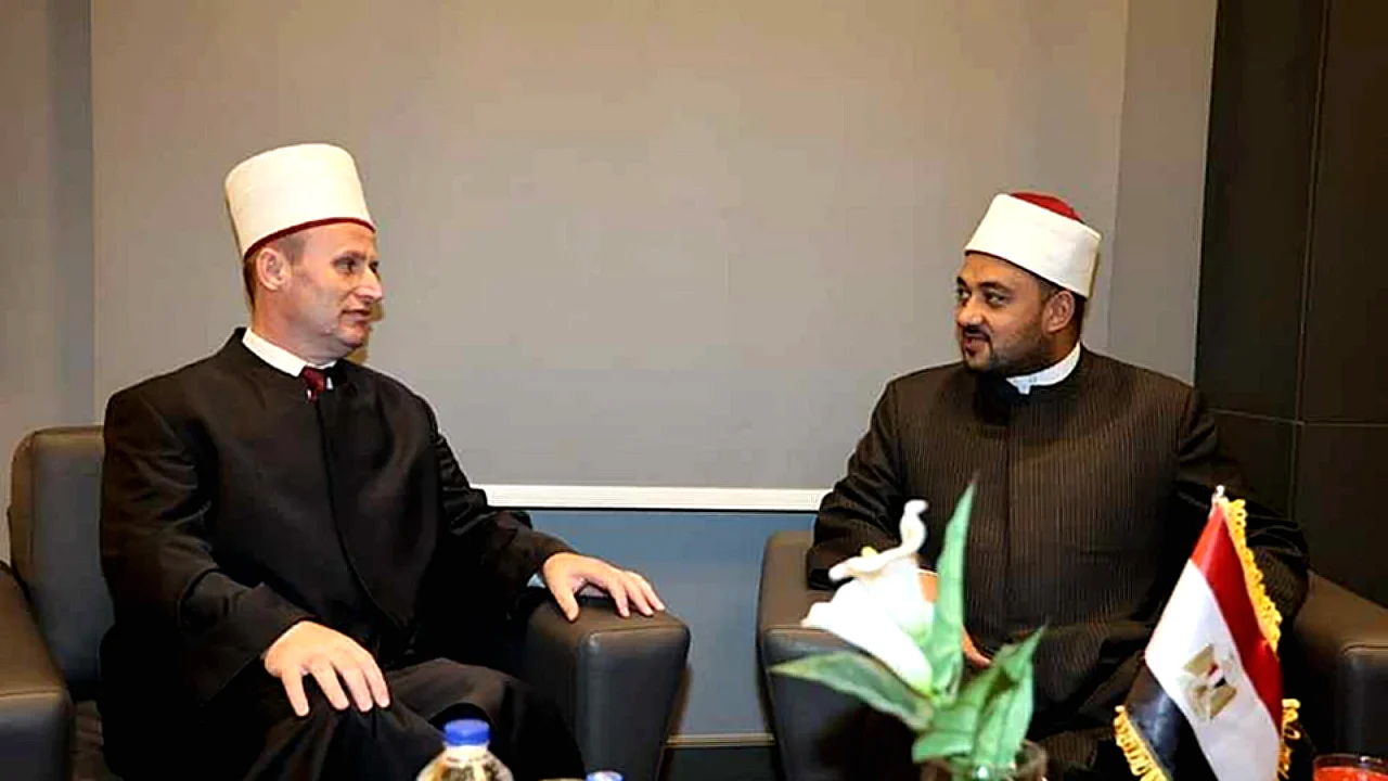 الأعلى للشئون الإسلامية لقاء أمين المجلس مع رئيس المشيخة
