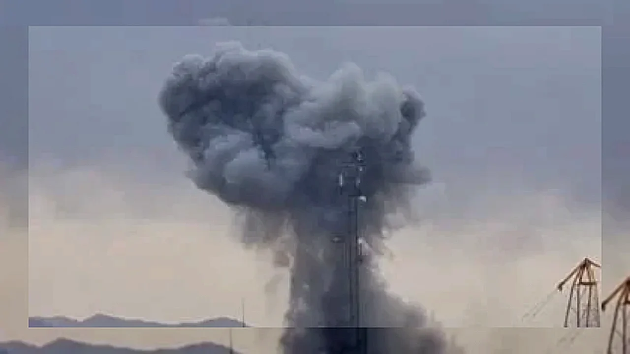 التلفزيون الإيراني دوى موقع الحادث الذي شهد وقوع انفجار فى