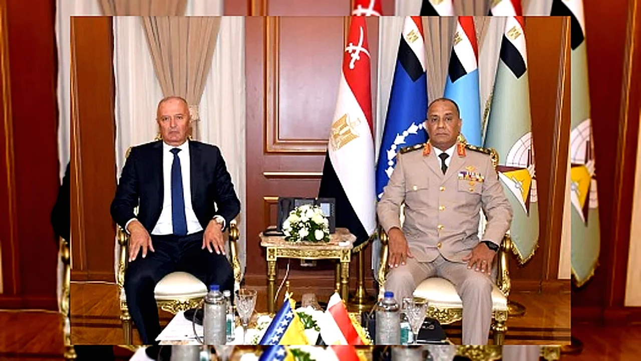 الدفاع يبحث مع لقاء وزير الدفاع المصري مع نظيره في البوسنة