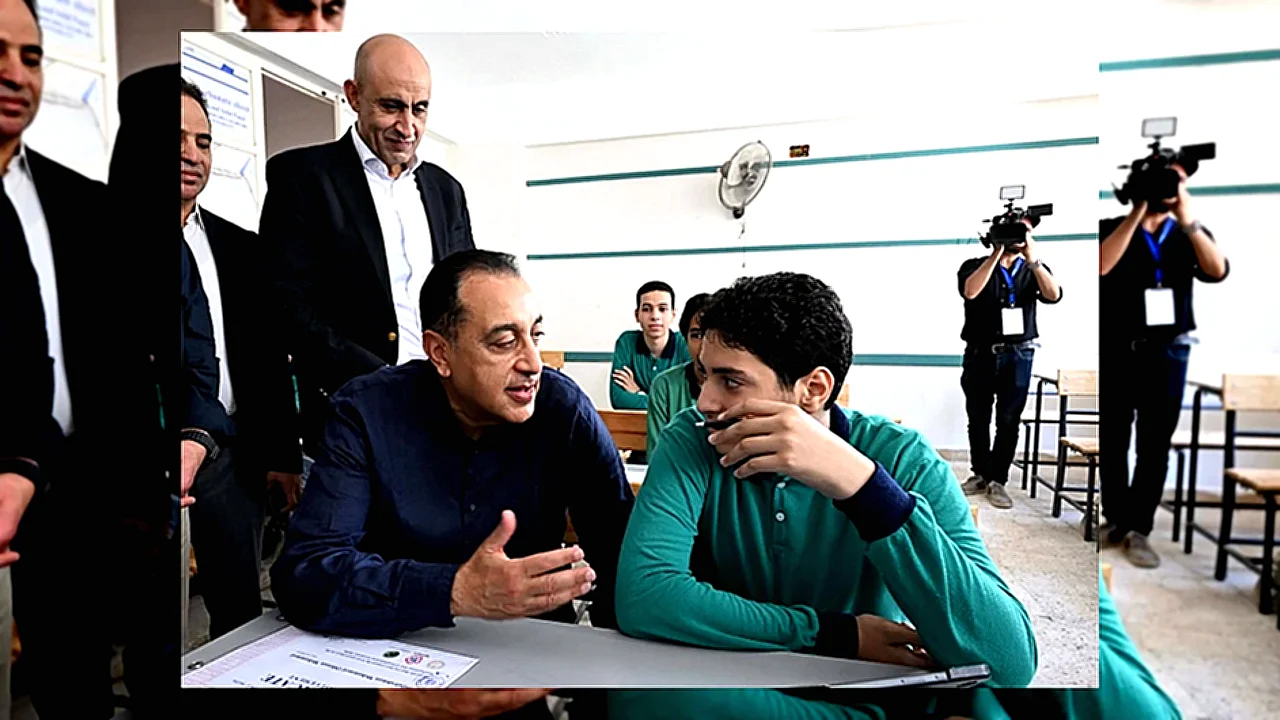 البرمجة والذكاء الاصطناعي - رئيس الوزراء يتفقد مدرسة