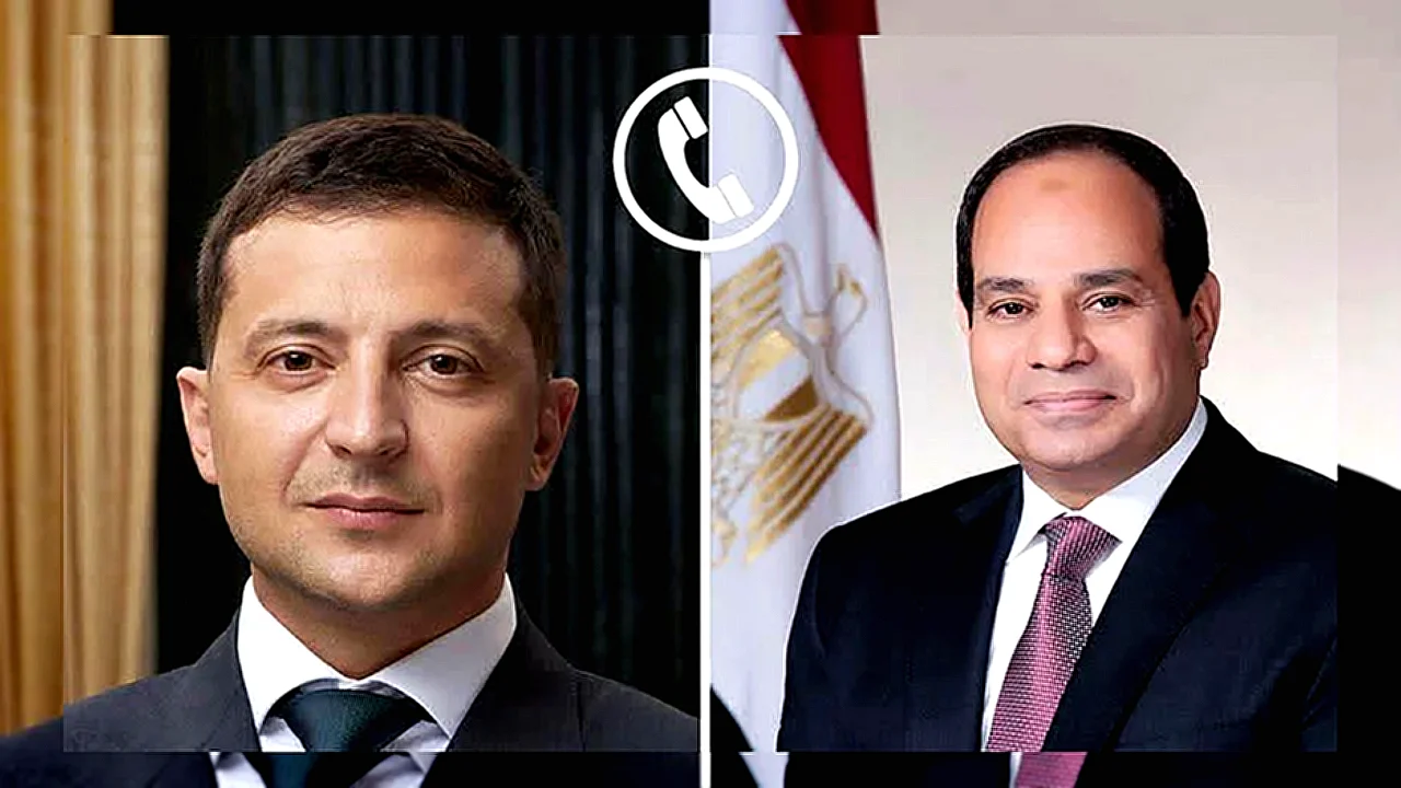 الروسية الأوكرانية دعم مصر لأوكرانيا - السيسي و زيلينسكي