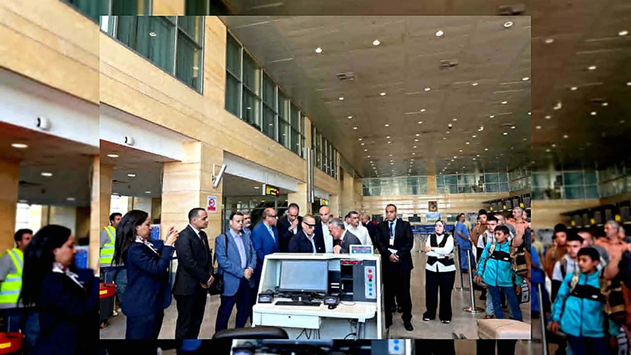اللجنة العليا للتفتيش جهاز التفتيش الأمني يراقب مطار