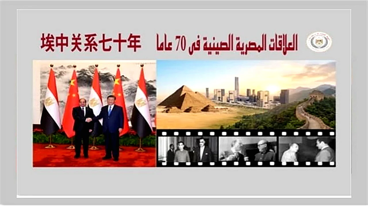 المصرية الصينية غلاف كتاب العلاقات