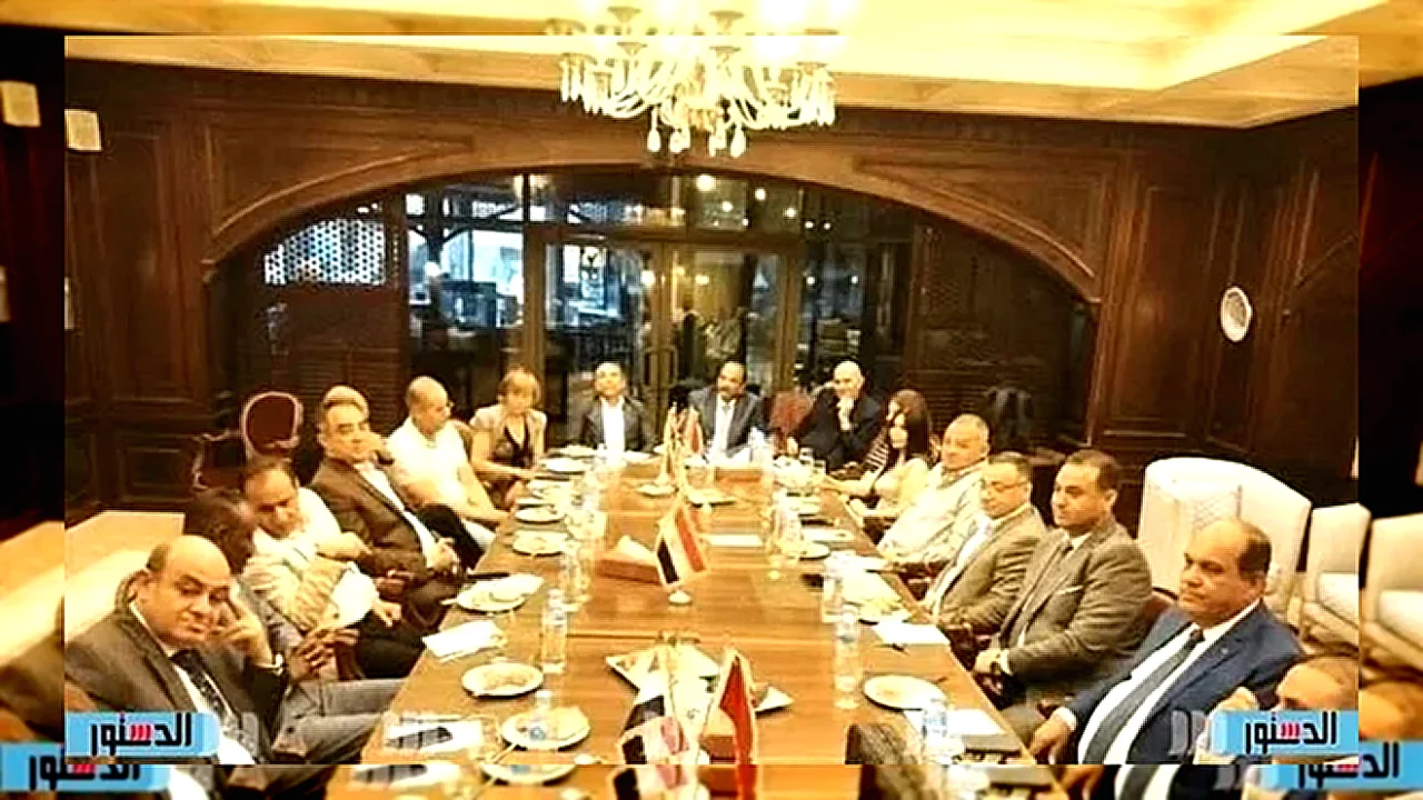 المصرية المغربية لرجال اجتماع الجمعية الأعمال لمناقشة