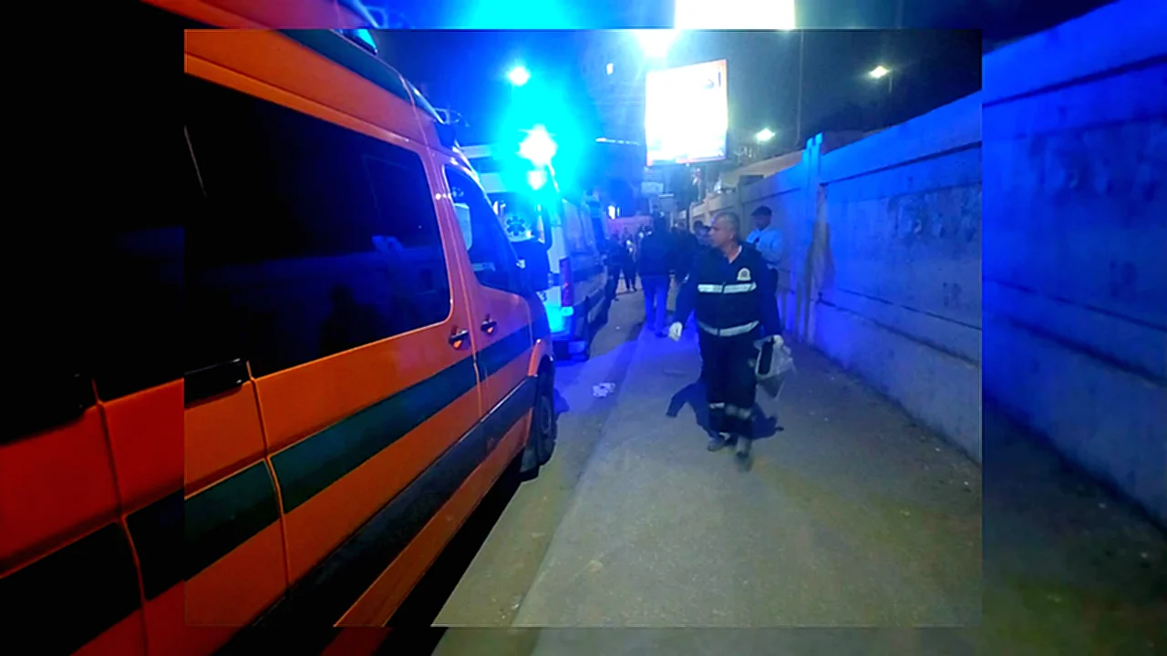 انفجار أسطوانة هيليوم موقع حادث بعد في مول بالتجمع