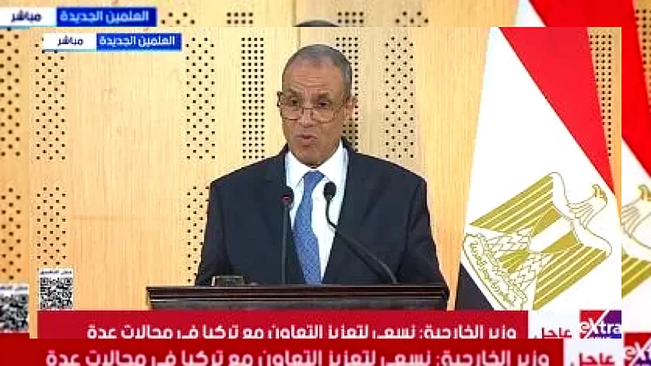 بدر عبد العاطى وزير الخارجية بدر عبد العاطي يتحدث عن