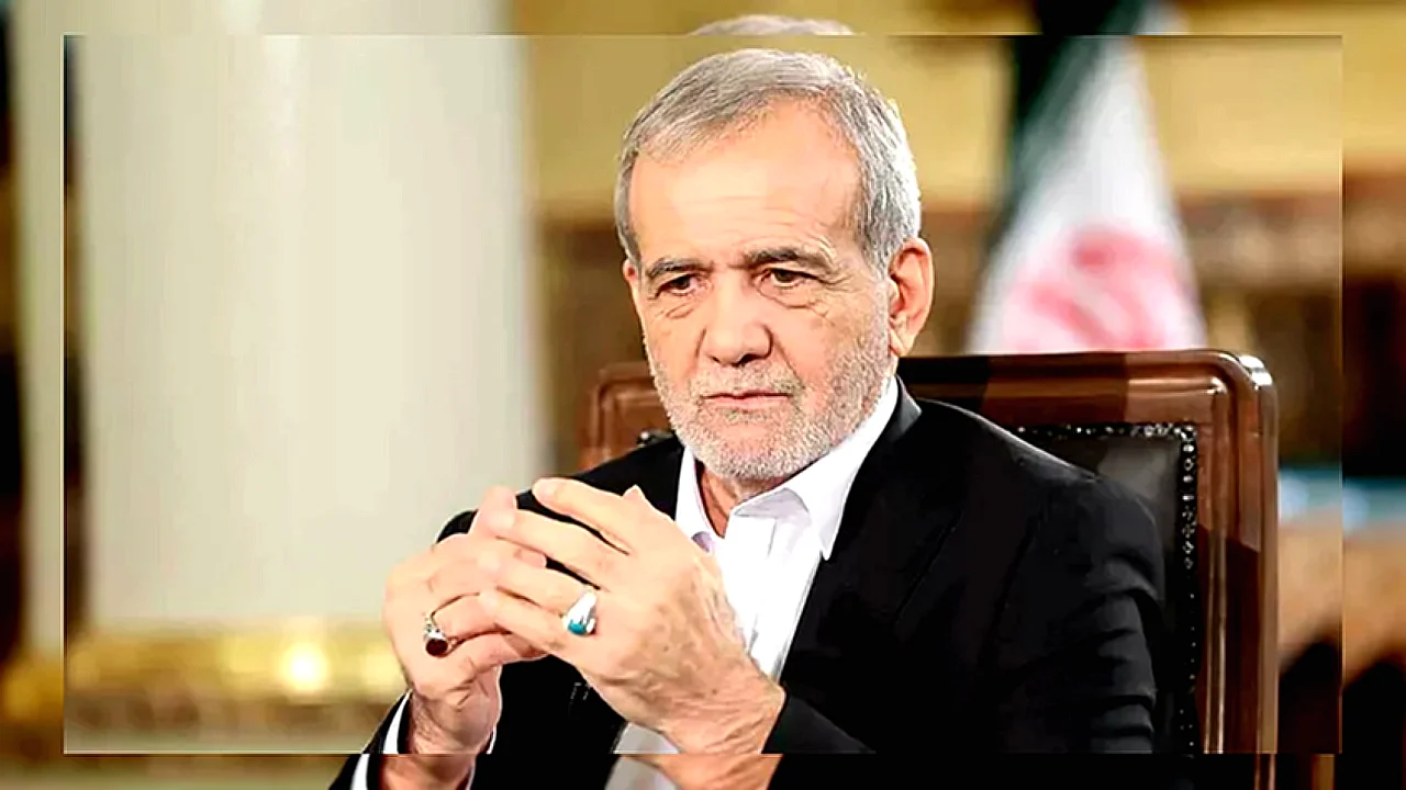 بزشكيان بابا الفاتيكان بزشكيان لـ بابا - الرئيس الإيراني