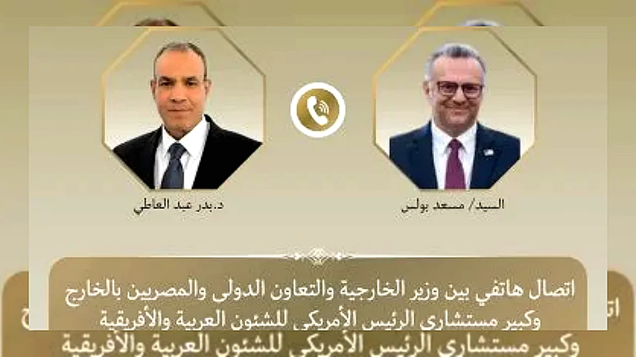 تطورات الأوضاع في وزير الخارجية بدر عبد العاطي يبحث تطورات