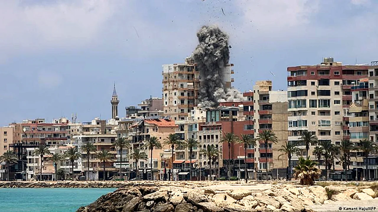جنوب لبنان قصف إسرائيلي - صورة تعبيرية لمدينة صور بعد