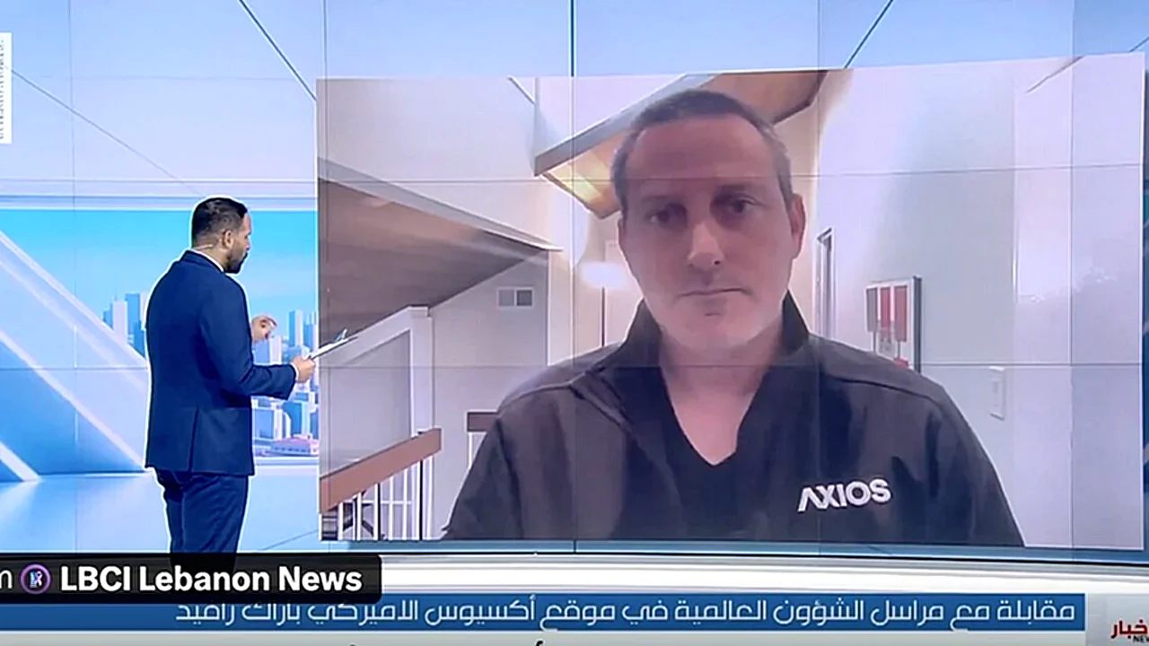 ظهور صحفي إسرائيلي لأول مرة على قناة لبنانية في بث مباشر
