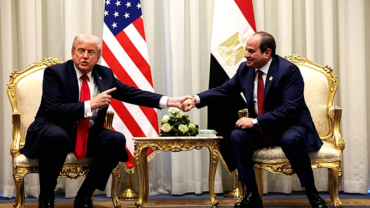 لقاء مع ترامب الرئيس السيسي في قمة مجموعة السبع بفرنسا