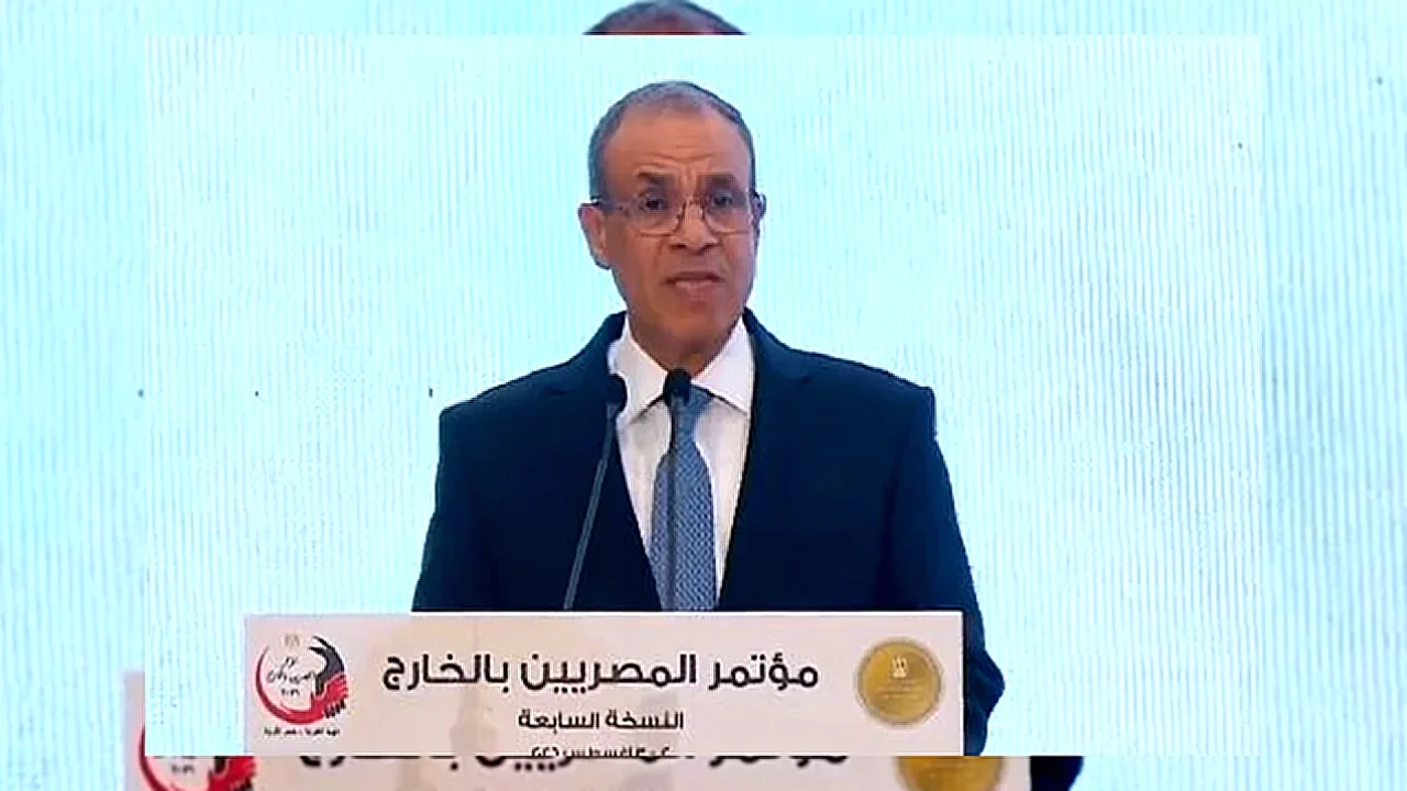 لن يهدأ لنا وزير الخارجية يلقي كلمة عن منع اتساع دائرة