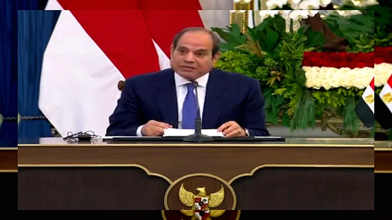 االرئيس السيسي: مصر ترفض الإضرار بأمنها المائي أو الانتقاص من حقوقها التاريخية والمكتسبة