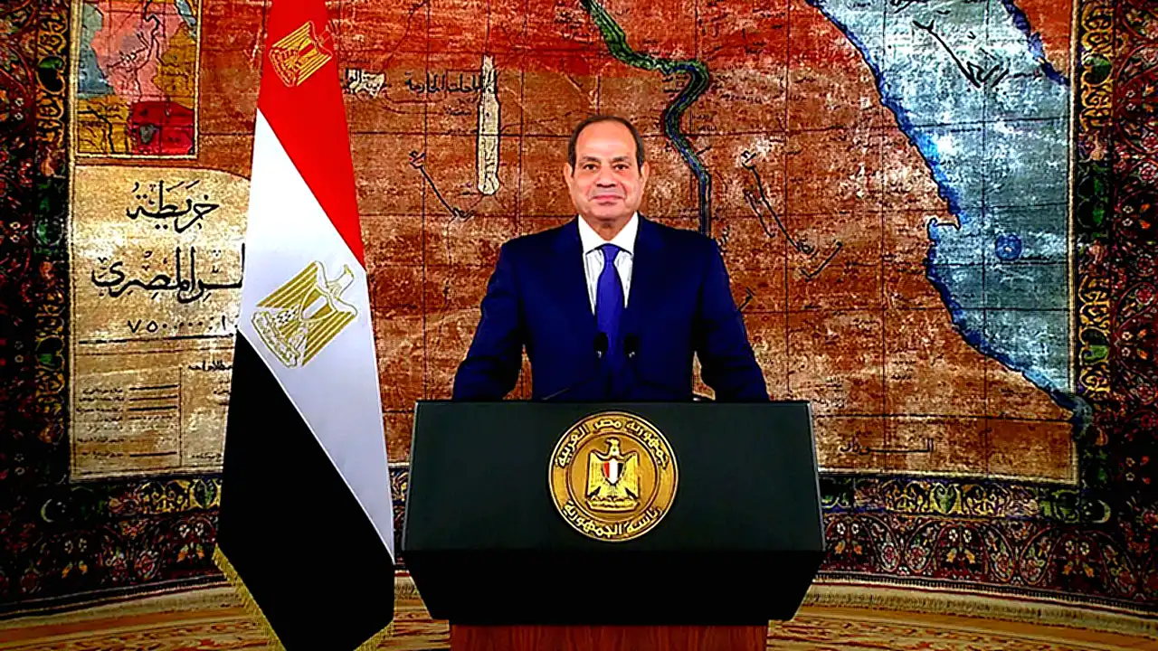 مصر ستظل شريكا الرئيس السيسي يلقي كلمة حول التنمية والبناء