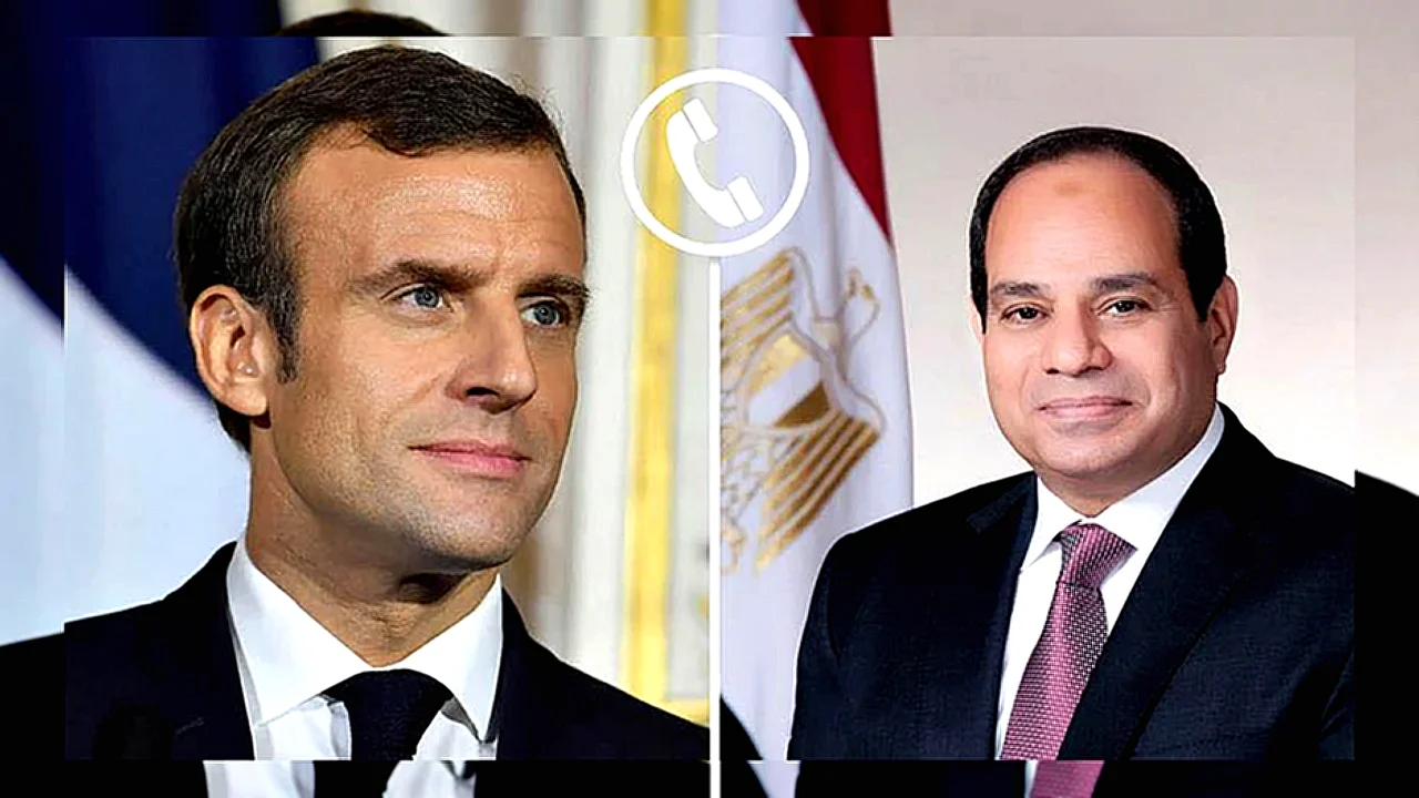 مضيق هرمز الرئيس السيسي وماكرون يتحدثان هاتفياً حول أزمات