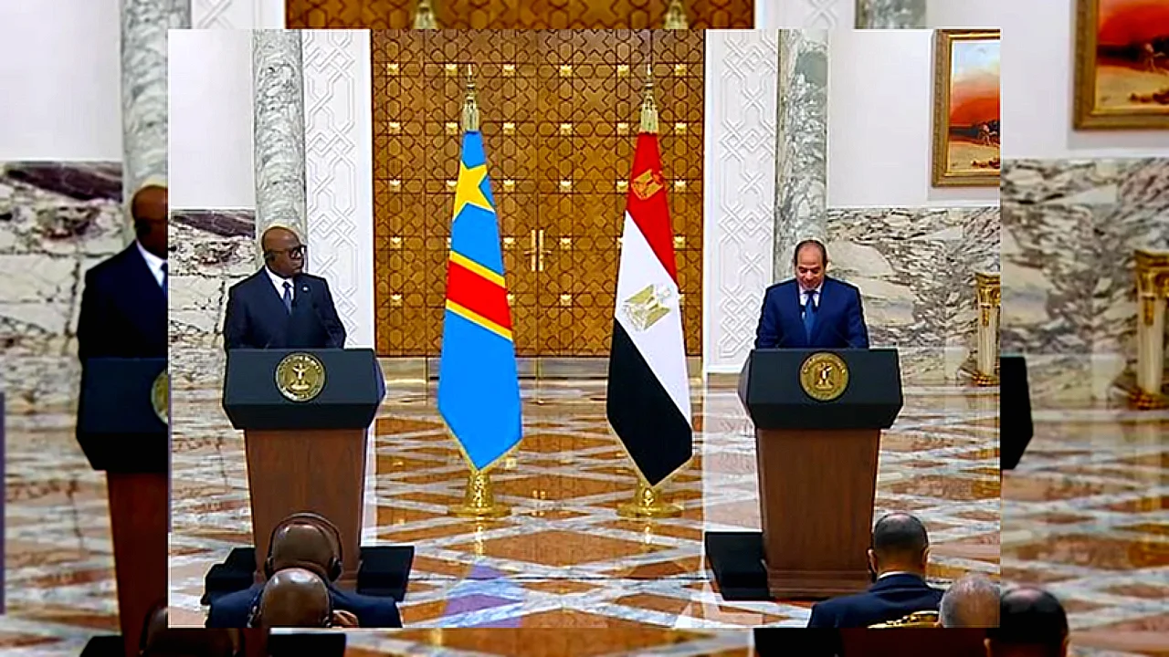 معركة استقلال الكونغو الرئيس السيسي يستقبل نظيره الكونغولي