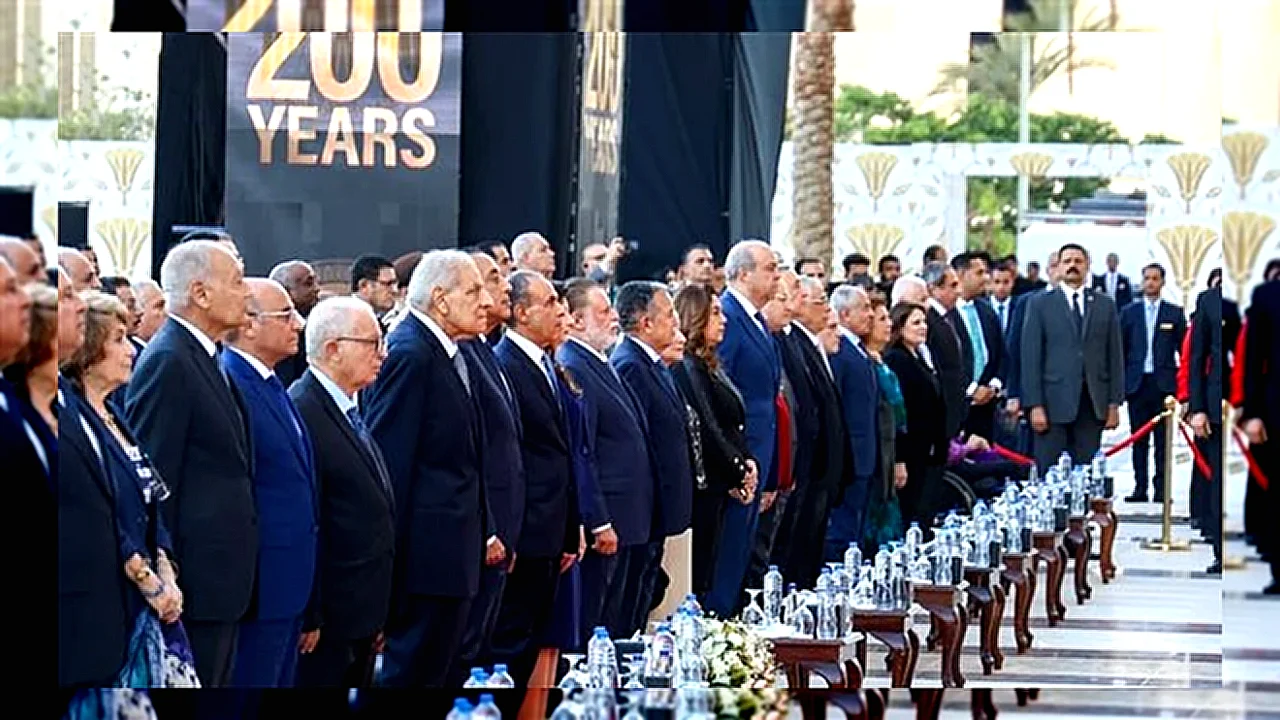 منال عوض تشهد احتفال وزارة الخارجية بمرور 200 عام بحضور