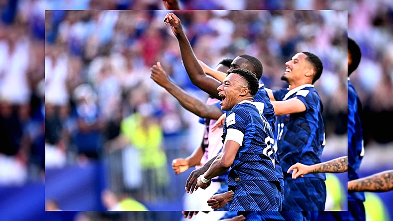 هدفا في المونديال احتفالات لاعبي منتخب فرنسا بتسجيل