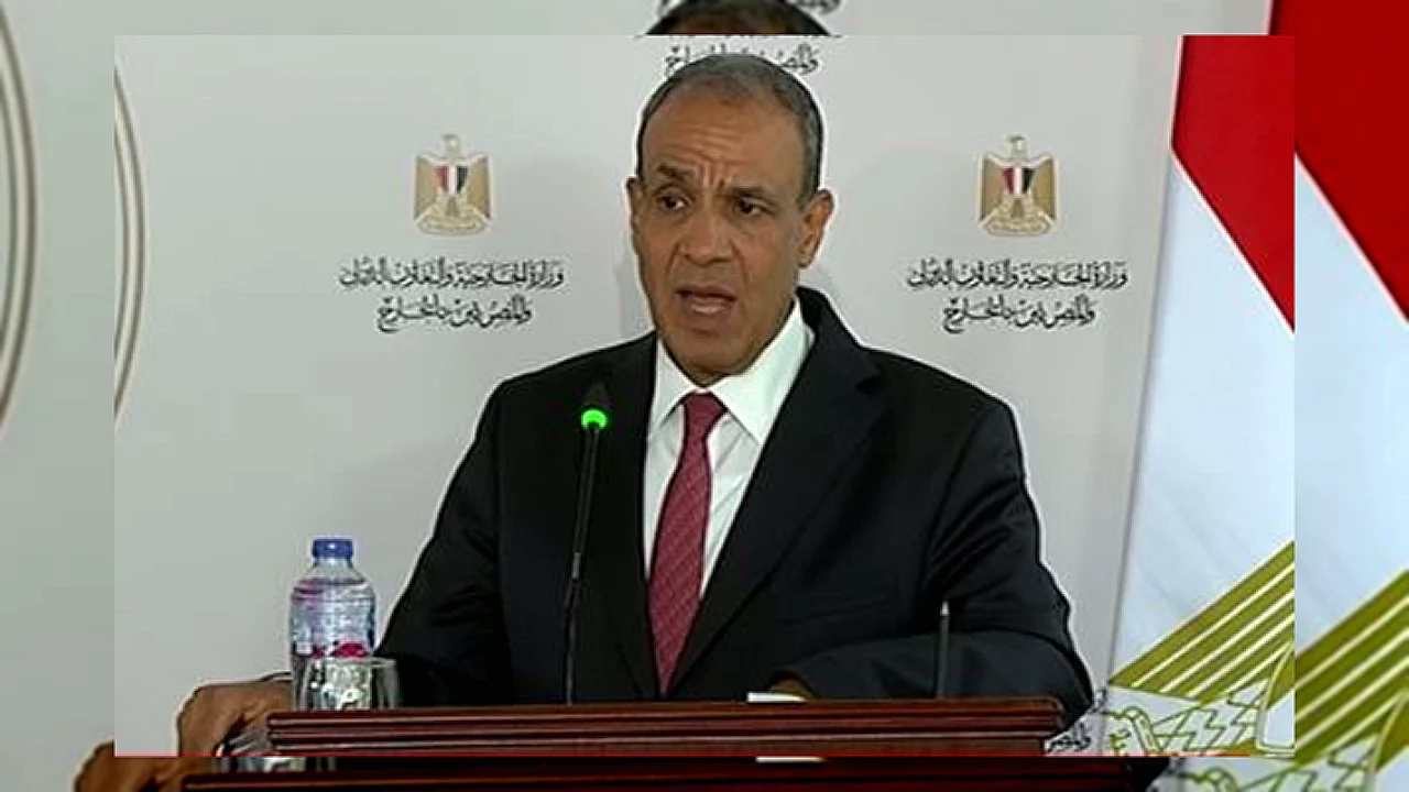 وزير الخارجية الرئيس وزير الخارجية يتحدث عن خطة غزة في