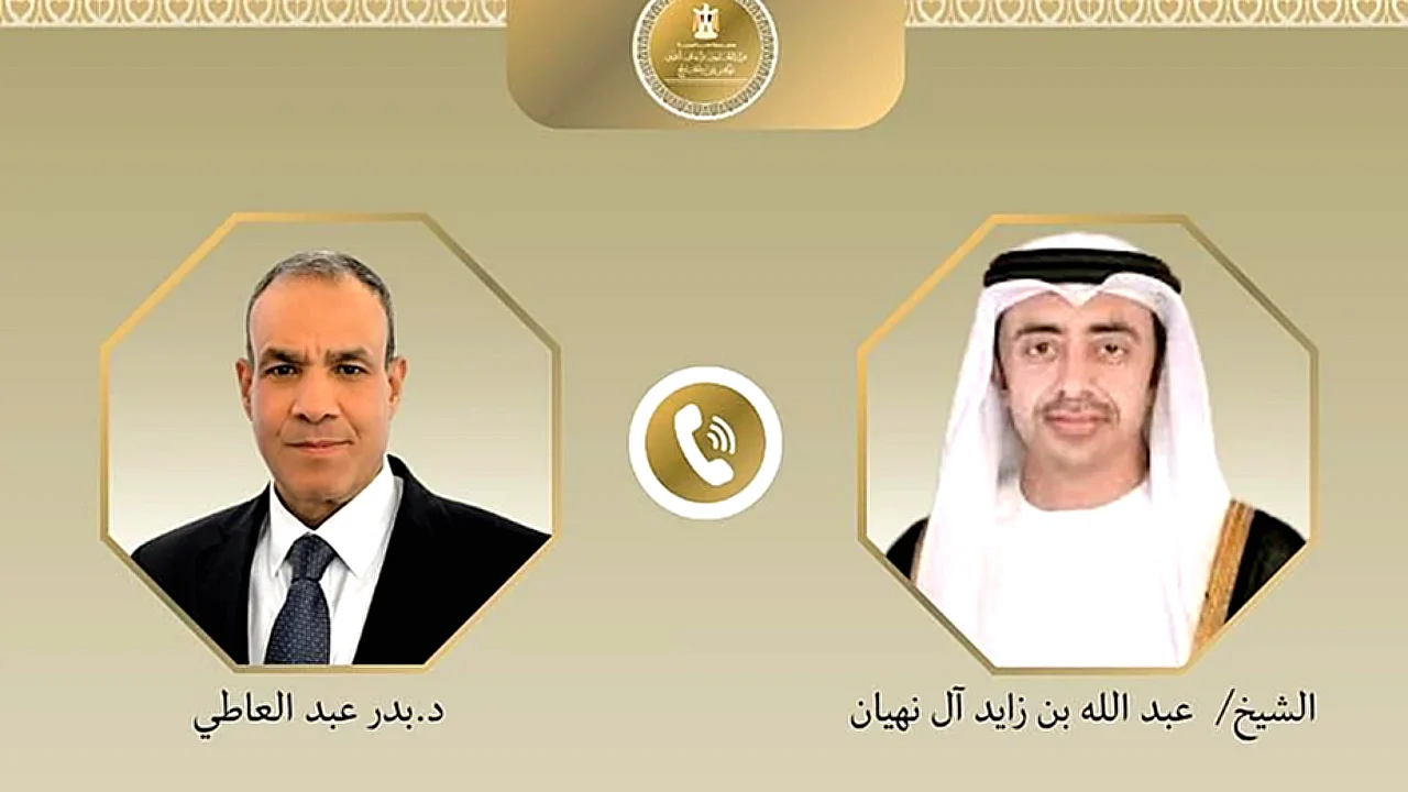 وزير الخارجية لنظيره وزير الخارجية المصري والوزير