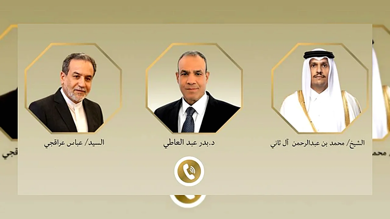 وزير الخارجية يبحث نظيريه وزير الخارجية المصري يتحدث