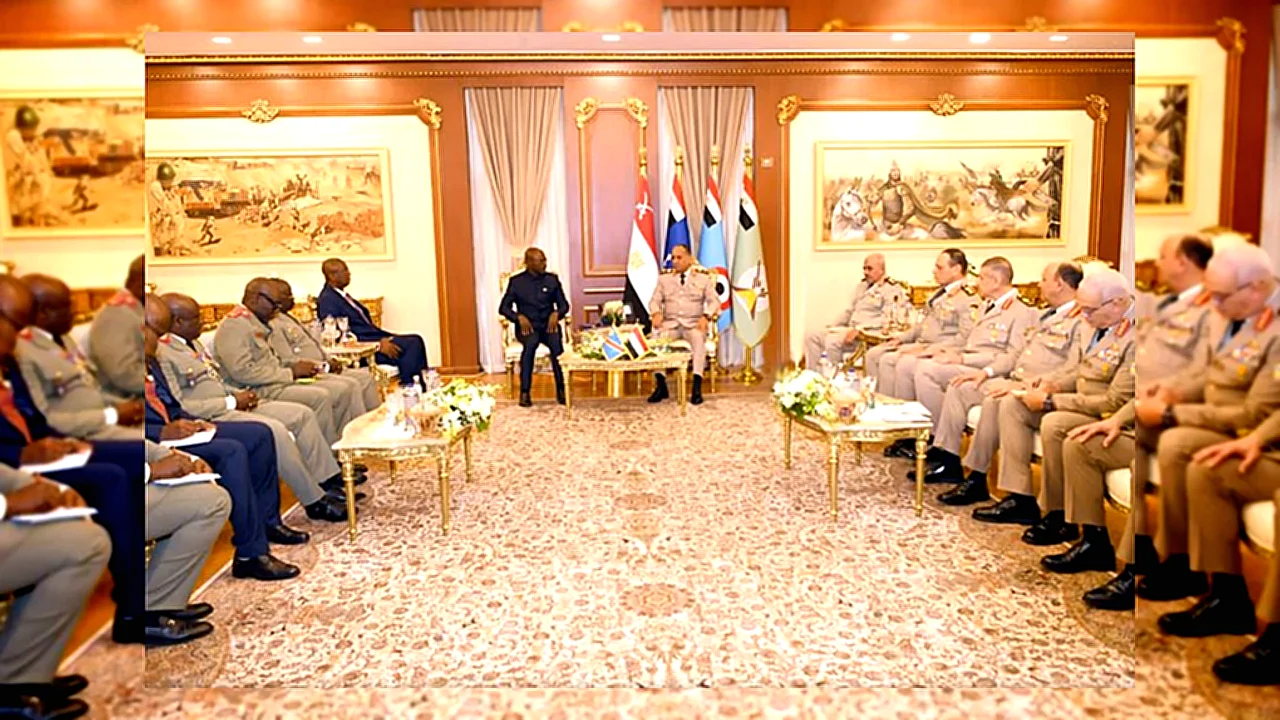 وزير الدفاع المصري يلتقي نظيره الكونغولي لبحث التعاون