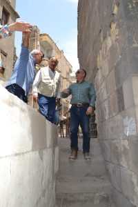 مصطفي وزيري رئيس المجلس الأعلى للآثار يشهد ترميم جبخانة محمد علي بعزبة خيرالله