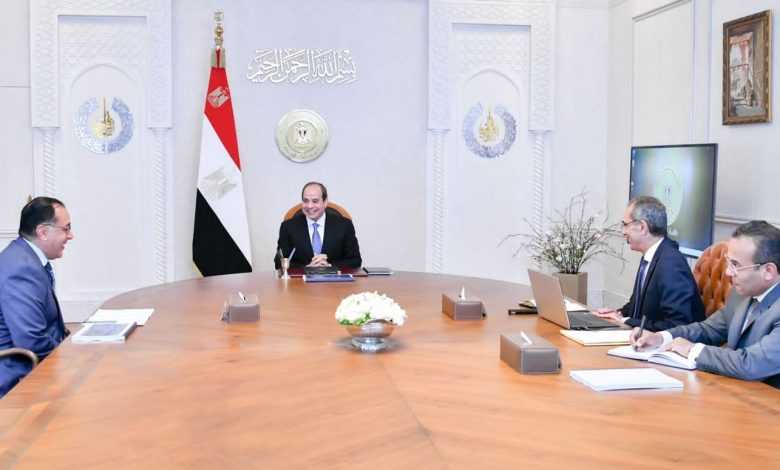 الرئيس السيسي و رئيس الوزراء