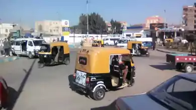 فوضى التوك توك والميكروباص