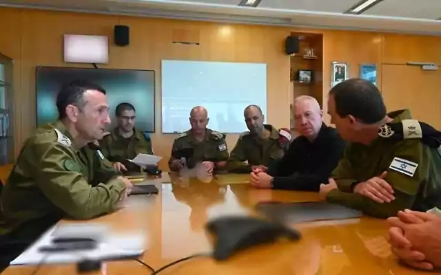 اجتماعات للجيش الإسرائيلي