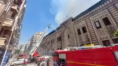 الحماية المدنية تخمد حريق محدود بمبنى وزارة الأوقاف بالقاهرة