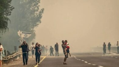 حرائق إسرائيل 2025